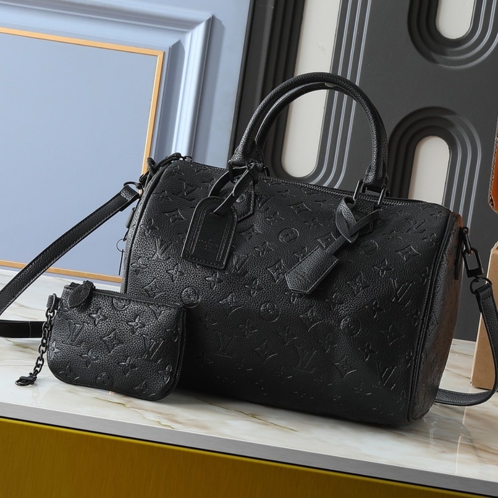 L0vis Vvtt0n Speedy P9 Bandoulière Ultra Black 26Cm