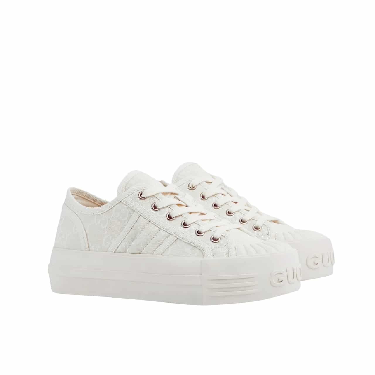 Gvc*1 Women Chunky Sneaker White 816879 Fabzz 9143