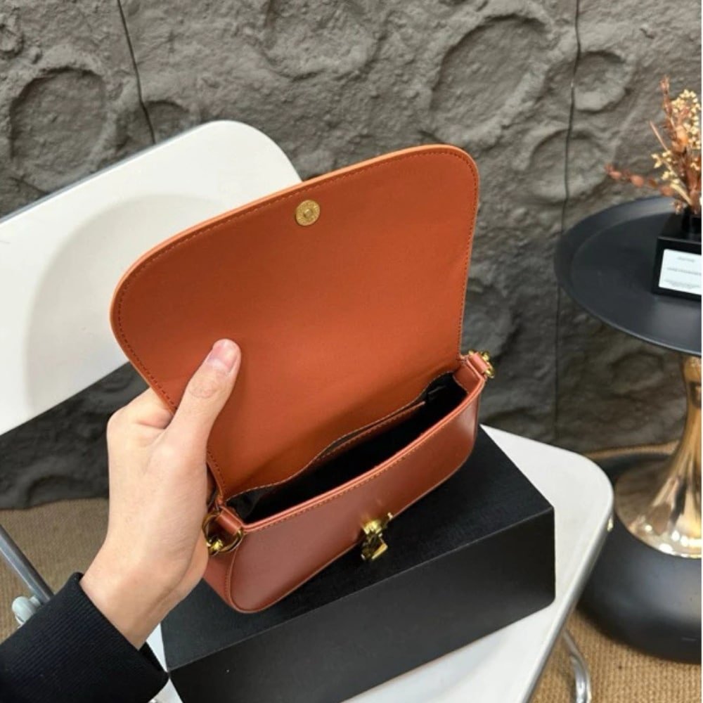Sa1nt Lau*nt Voltaire Top Handle In Box Orange 20Cm 8008460Sx0W1000