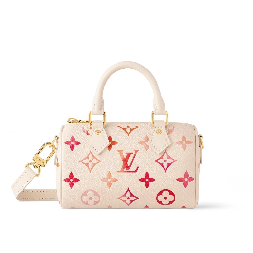 L0vis Vvtt0n Nano Speedy Bag Sunrise Aquarelle 16Cm M83452