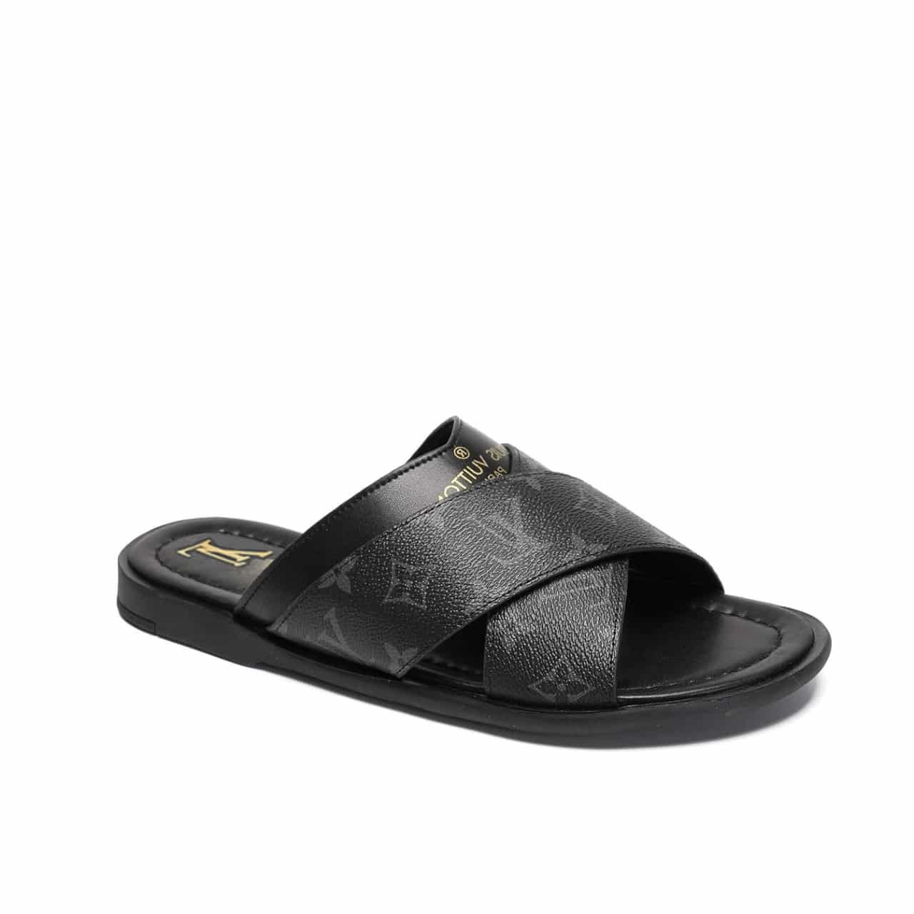 L0vis Vvtt0n Oasis Mule Monogram Black