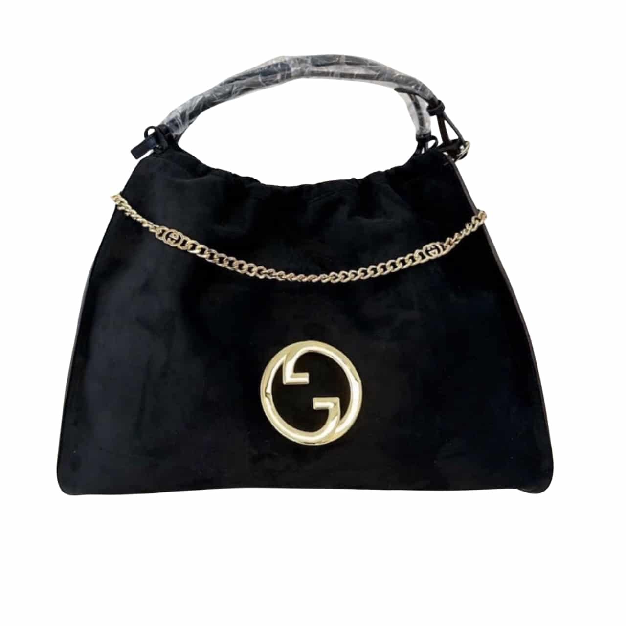 Gvc*1 Blondie Large Suede Tote Bag Black 50Cm