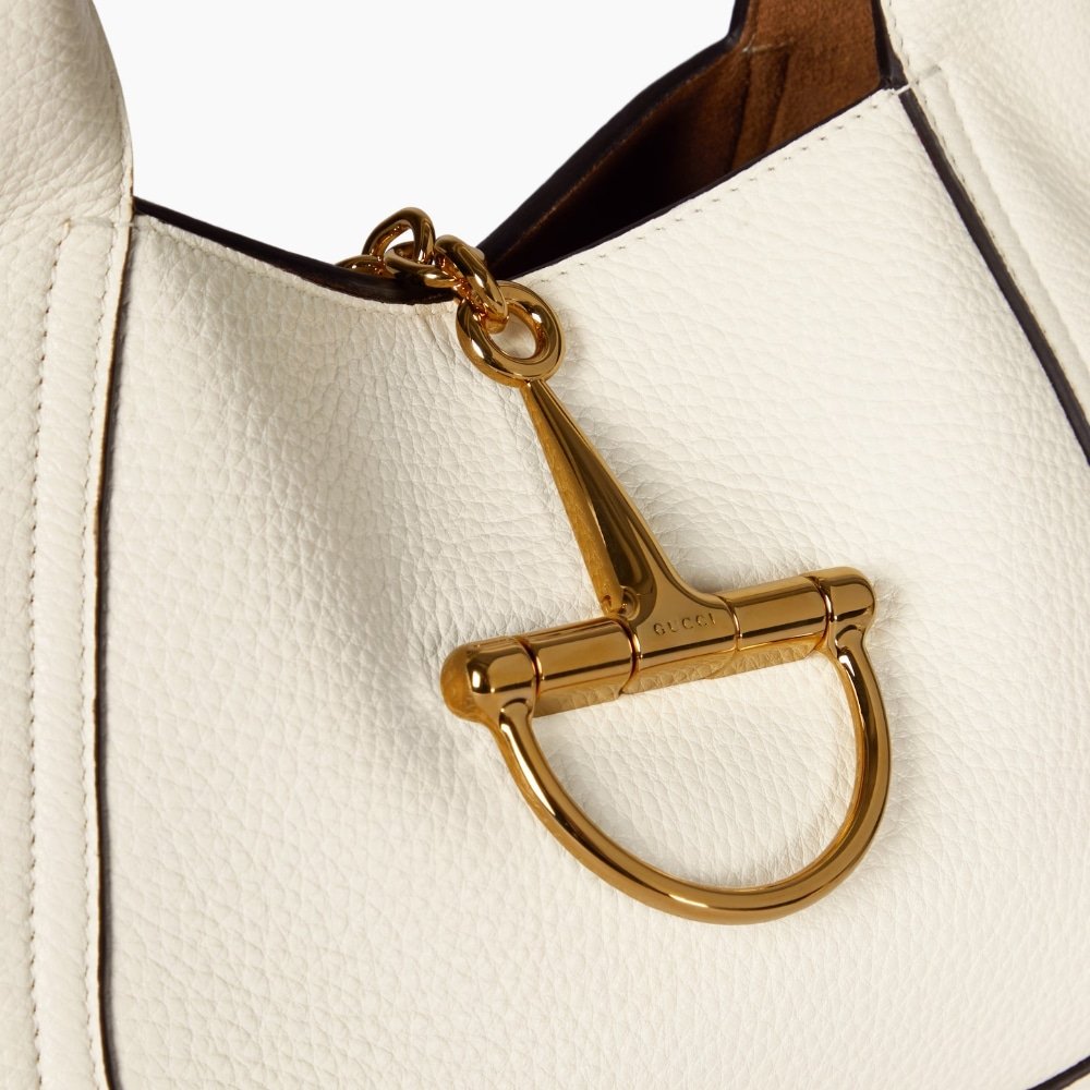 [S*per Vip 1:1] Gvc*1 Softbit Medium Top Handle Bag White Leather 27Cm ‎837467 Aaeao 9050