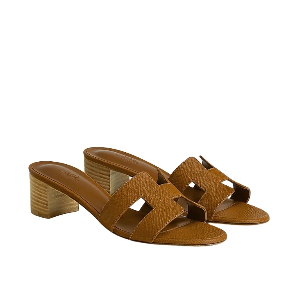 H**me5 Oasis Sandals Brown Leather H222203Z 20370