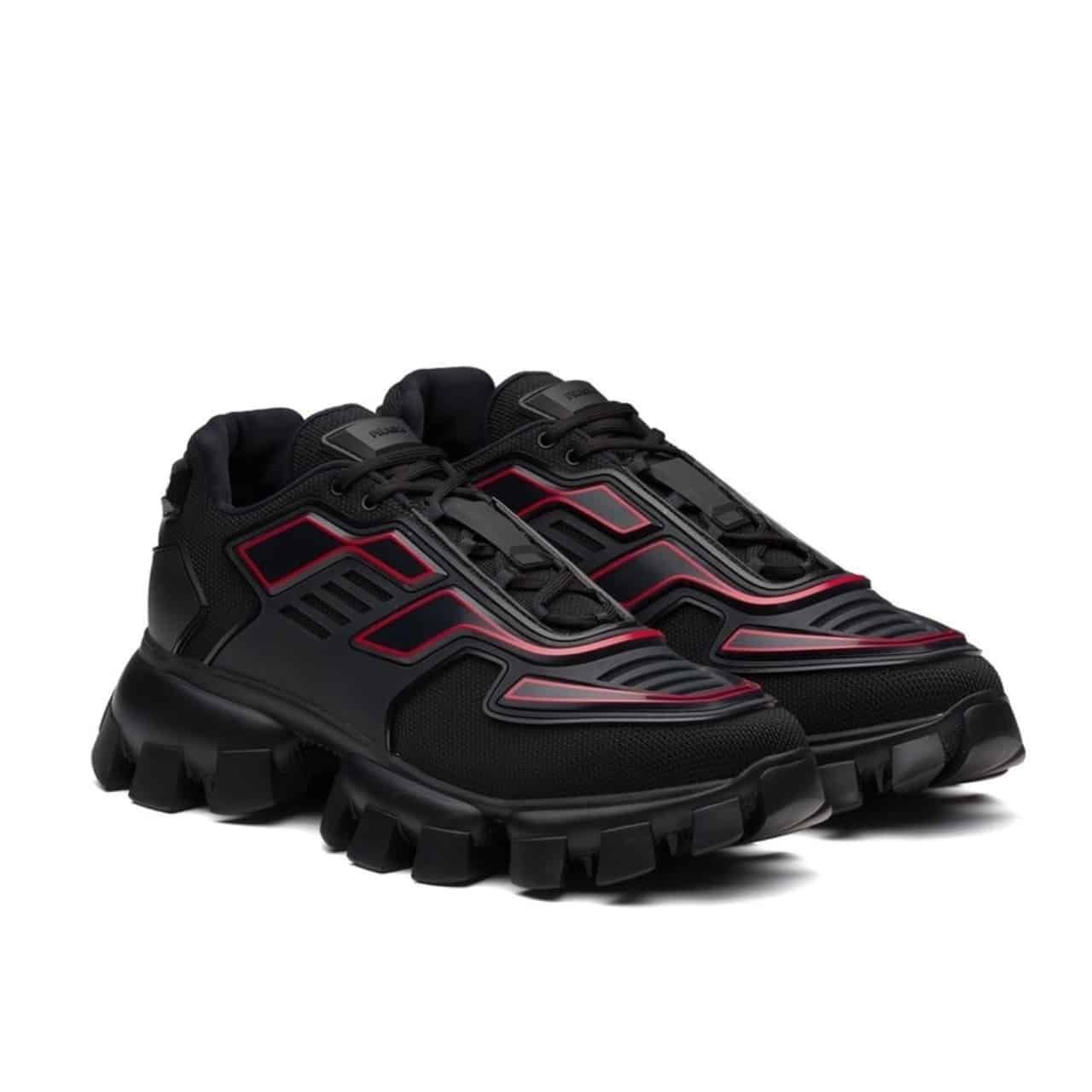 Pra*a Cloudbust Thunder Knit Black Red 2Eg293 3Lgn F0002