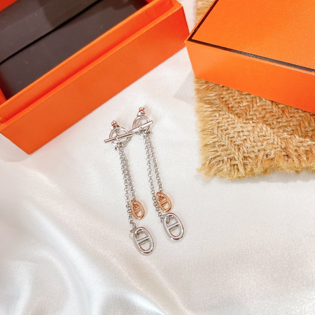 H**me5 New Farandole Earrings Silver H119540B 00
