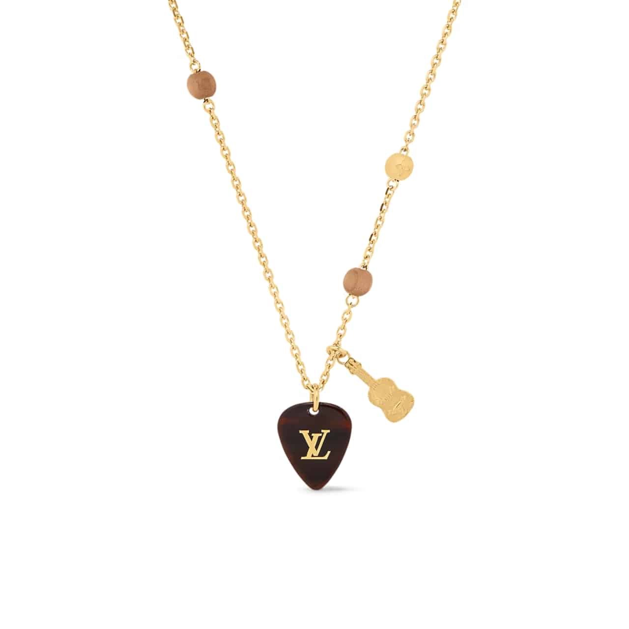 L0vis Vvtt0n Lv Picks Necklace Gold M01865