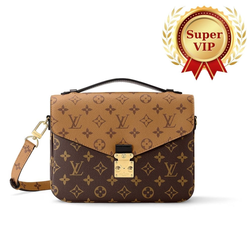 [S*per Vip 1:1] L0vis Vvtt0n Pochette Métis Monogram Reverse Canvas 25Cm M44876