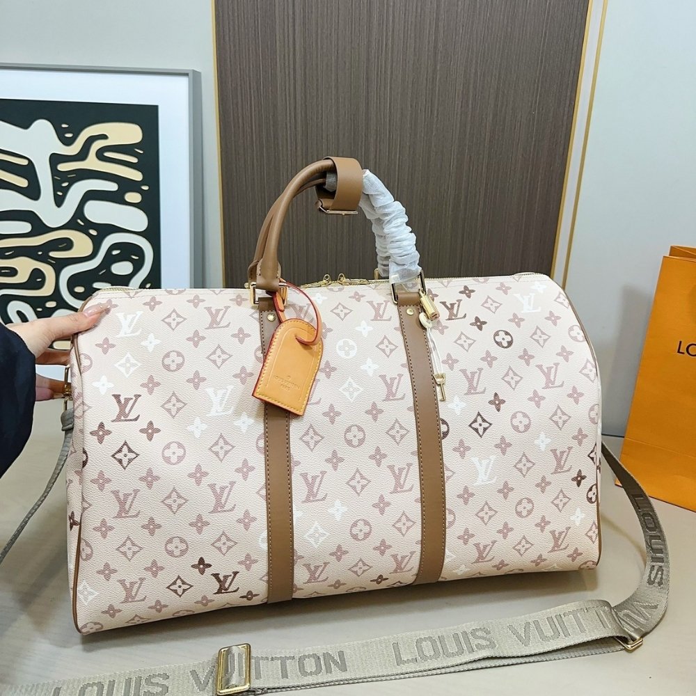 L0vis Vvtt0n Keepall Bandoulière 50 Monogram Beige 50Cm