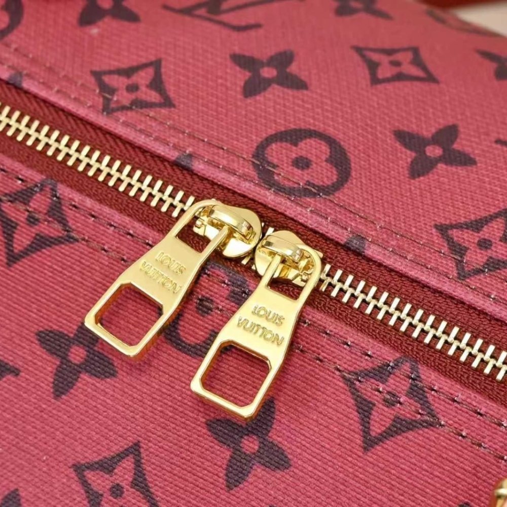 L0vis Vvtt0n Keepall Foldable 45 Monogram Red 45Cm M25772