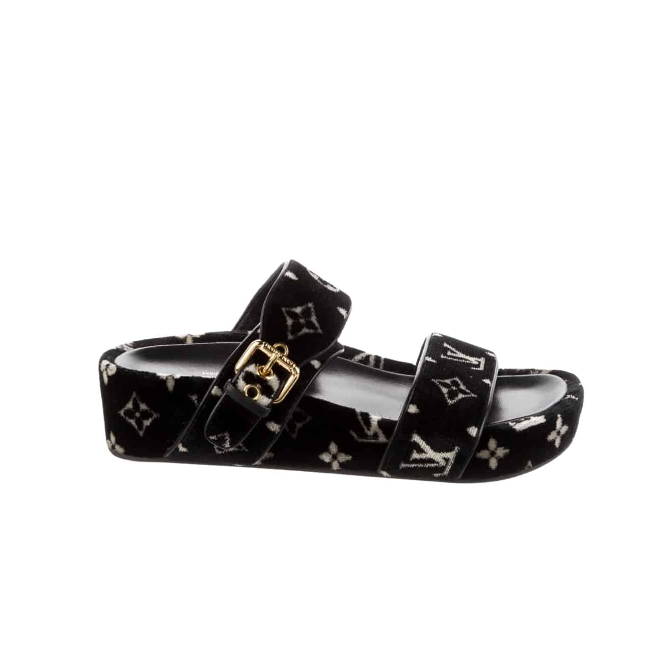 L0vis Vvtt0n Two Strap Sandal Black