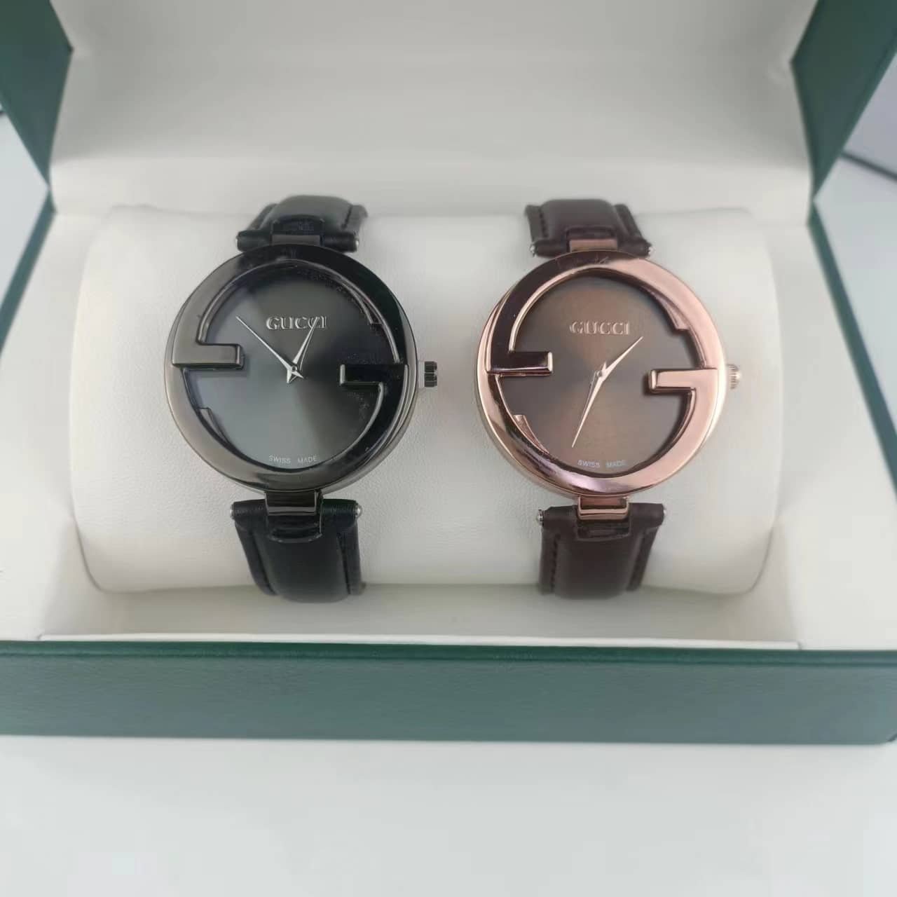 Gvc*1 Interlocking Watch Brown Dial 29Mm Ya133504