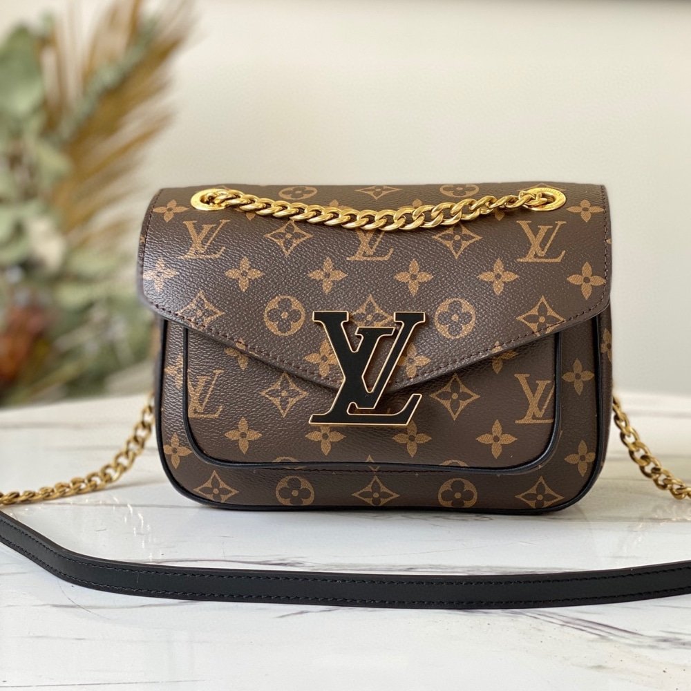 [S*per Vip 1:1] L0vis Vvtt0n Passy Bag Monogram Canvas Brown 23Cm M45592