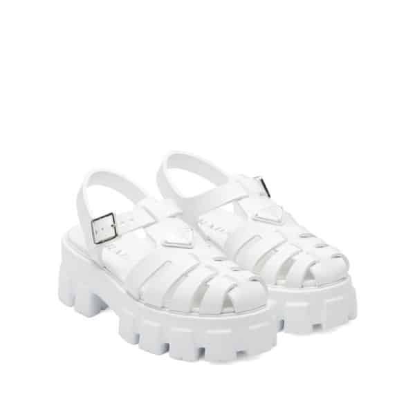 Pra*a Foam Rubber Sandals White 1X853M3Lkkf0009F055