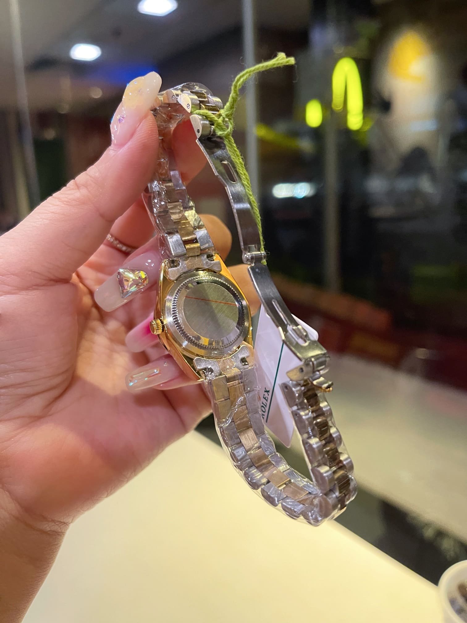 R01ex Datejust D1am0nd Dial Silver And Gold In Green 28Mm