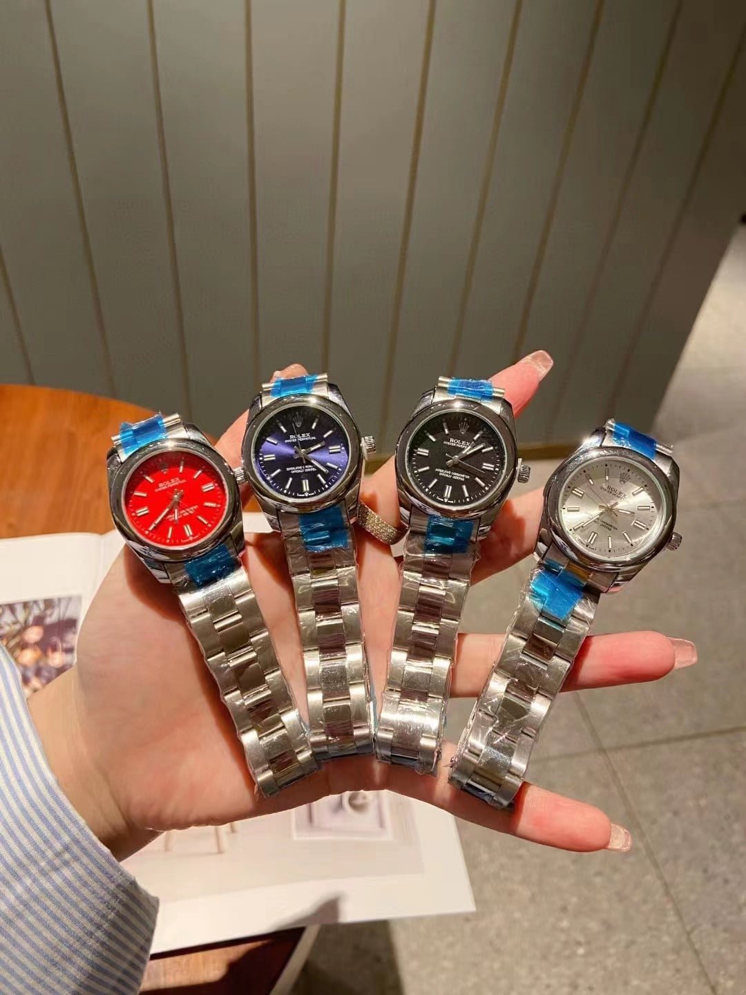 R01ex Oyster Perpetual Red 36Mm 124300