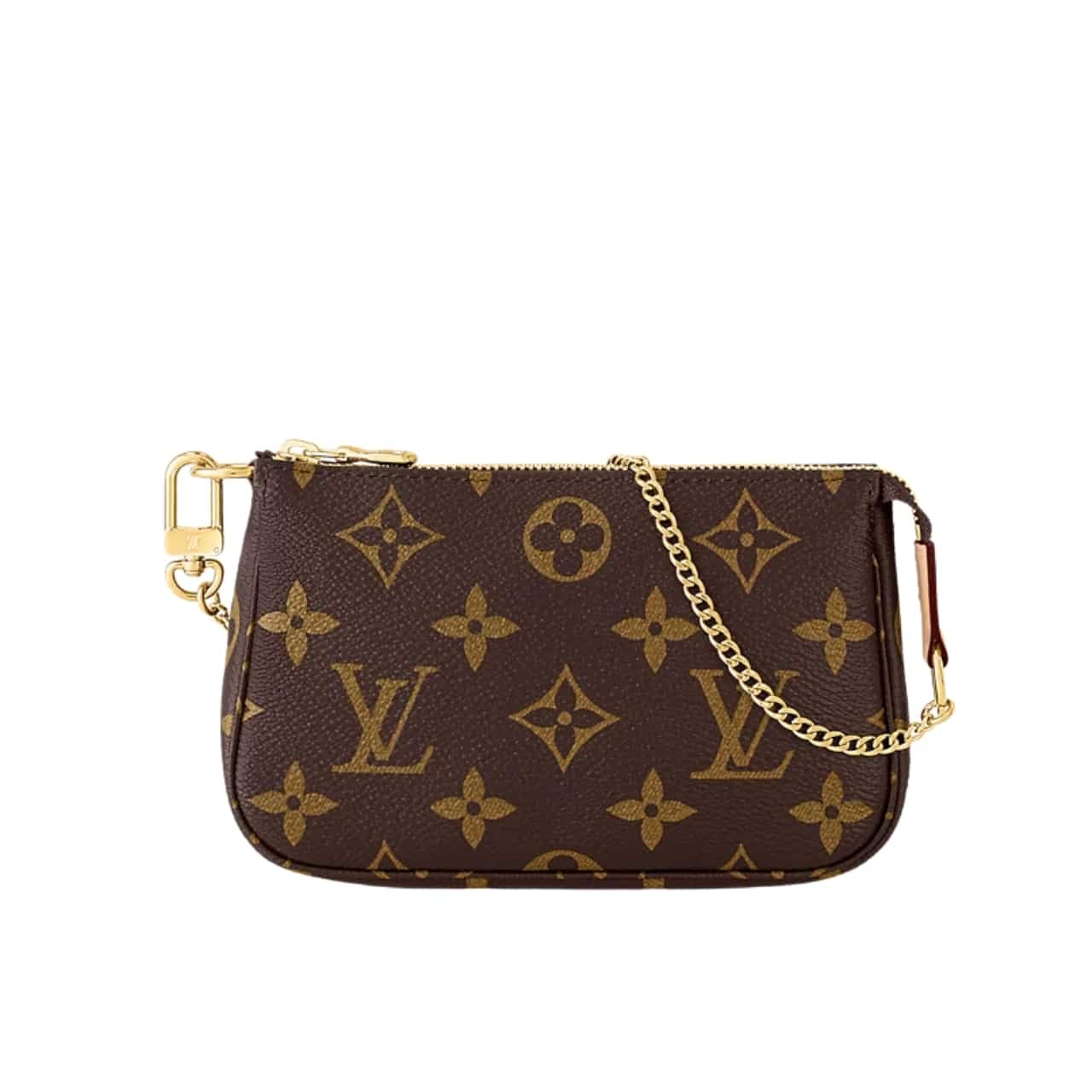 L0vis Vvtt0n Mini Pochette Accessoires Monogram Canvas Brown 15Cm M58009