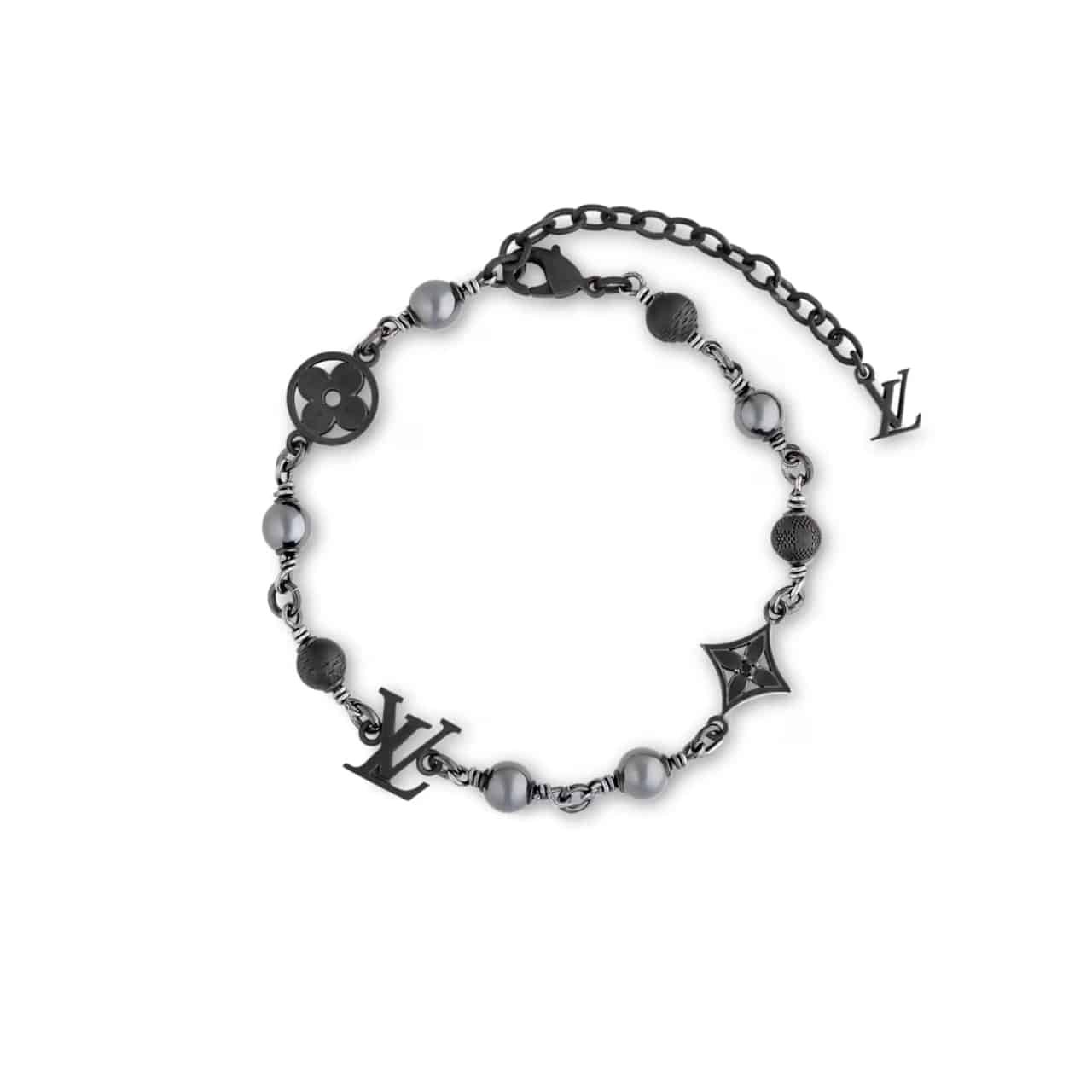 L0vis Vvtt0n Lv Pearls Bracelet Black M1391A