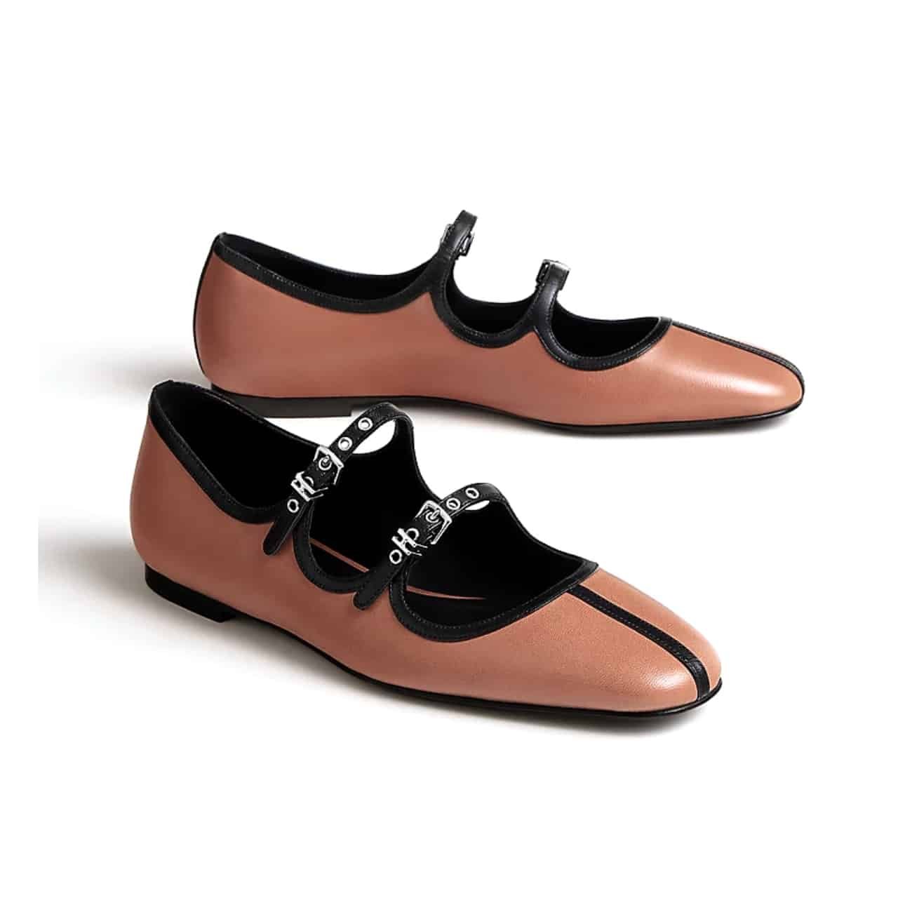 H**me5 Lilia Ballet Flat Brown H252041Z A3355