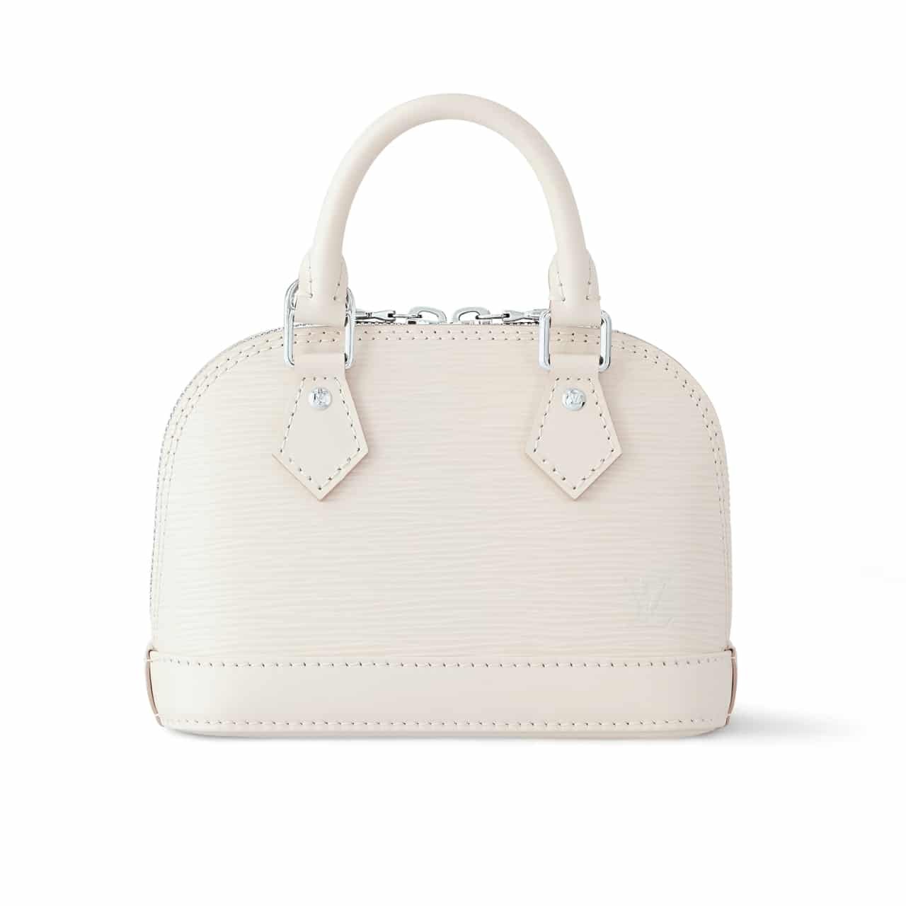 L0vis Vvtt0n Nano Alma Bag White Quartz 18Cm M82411