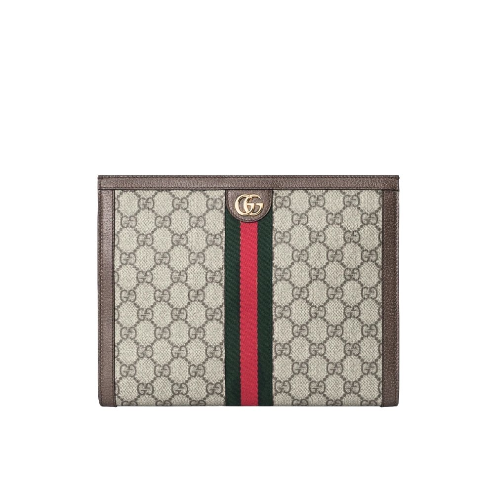 Gvc*1 Ophidia Pouch Beige Gg Svp*me Canvas 26Cm 625549 96Iwg 8745