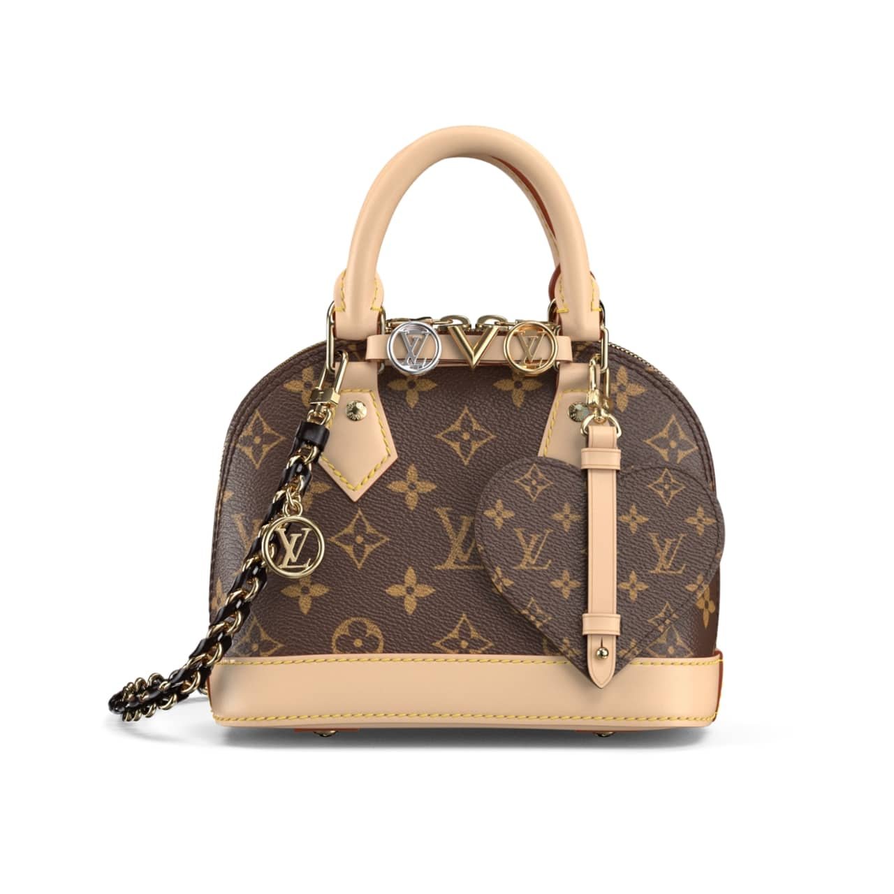 L0vis Vvtt0n Alma Mini Lv And I Monogram Brown 25Cm K00016