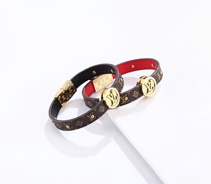 L0vis Vvtt0n Circle Reversible Bracelet Monogram Black M6173F