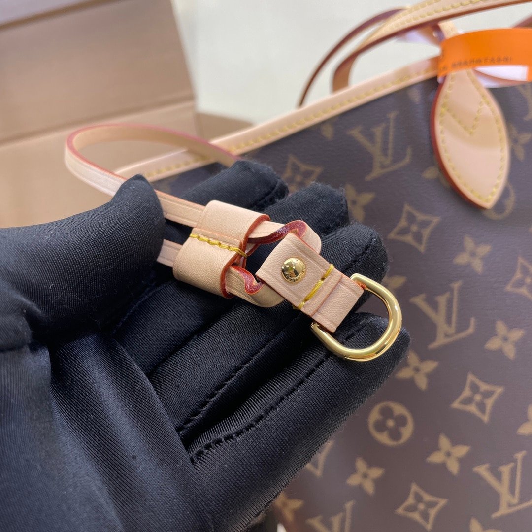 [S*per Vip 1:1] L0vis Vvtt0n Neverfull MM Monogram Canvas Cerise Red 31Cm M46987